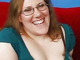blonde bbw glasses milf sucking