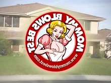 big-tits blowjob cumshot deepthroat hot milf mouthful oral pov